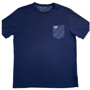 Travis Mathew Pocket T-Shirt Men's Large Butter Soft Cotton Tee USA Flag